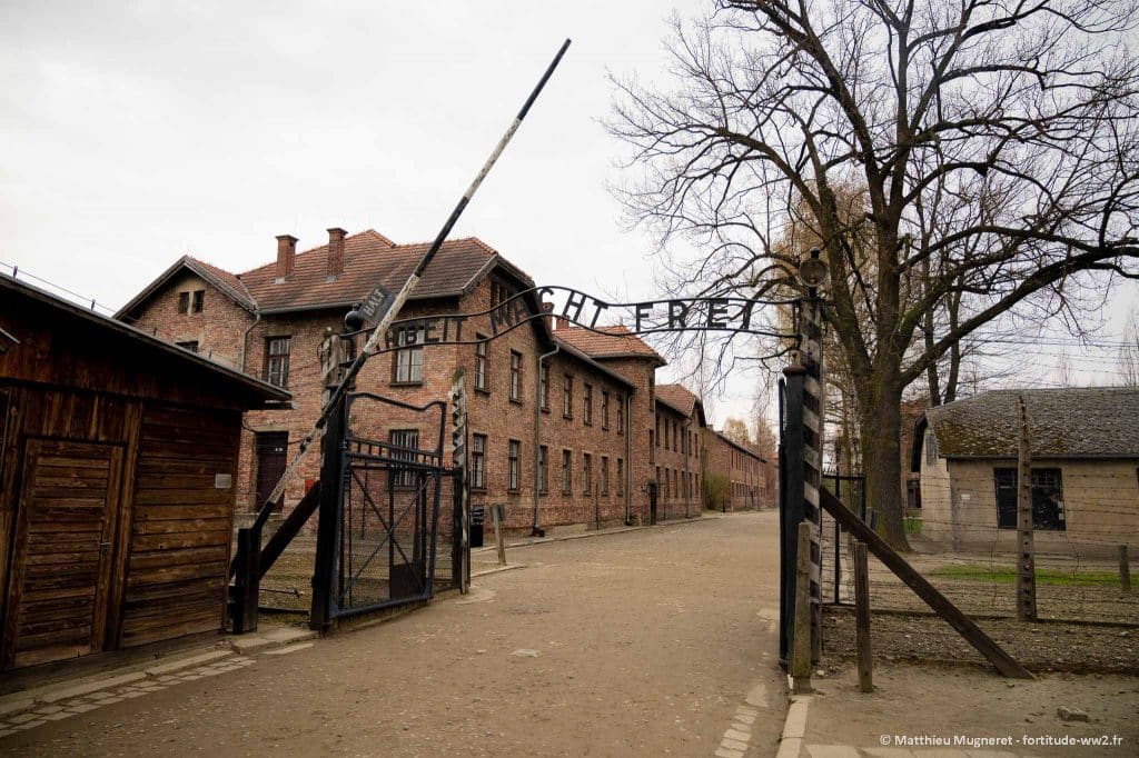 Auschwitz I - Portail d'entrée