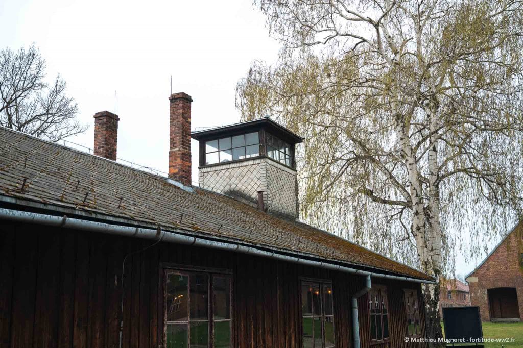 Blockführerstube du camp Auschwitz
