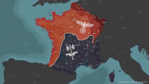 La ligne de démarcation et l'occupation de la France en 1940