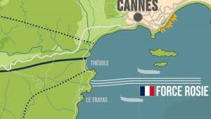 Opération Rosie - Groupe naval d'assaut de Corse - Débarquement de Provence