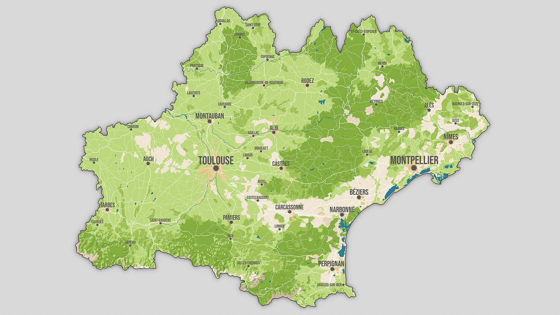 Carte interactive de l'Occitanie dans la Seconde Guerre mondiale