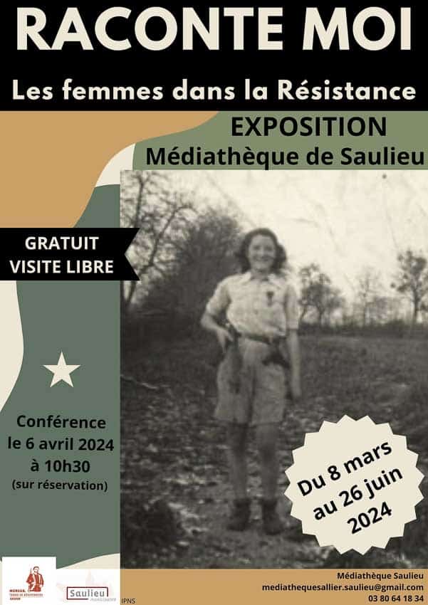 Les femmes dans la Résistance - Exposition Saulieu - Bourgogne-Franche-Comté - Seconde Guerre mondiale