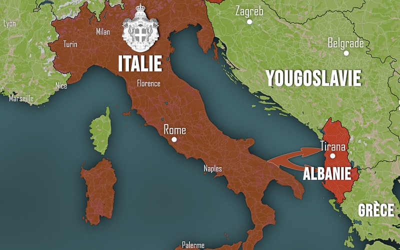 Le 7 avril 1939, l'Italie fasciste envahit l'Albanie.